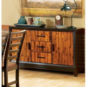 Steve Silver Company Steve Silver Abaco Buffet Sideboard in Cherry and Mahogany,Steve Silver Company,276488