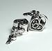 Silver Bead Spacer Charm KEY to My Heart Fits Pandora Chamilia Troll Style Bracelet
