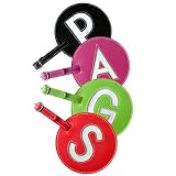 pb Travel Leather Initial Luggage Tags