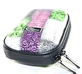 Ex-Pro® Expression Collection - Patchwork - Hard Clam Shock proof Digital Camera Case Bag CR5004D for Olympus / mjµ / Stylus / mju / µ- / FE-26, FE-45, FE-150, FE-150, FE-170, FE-180, FE-190, FE-20, FE-200, FE-210, FE-230, FE-240, FE-250, FE-270, FE-280, FE-290, FE-300, FE-310, FE-340, FE-350, FE-360, FE-370, FE-40, FE-3010, FE-4000, FE-4030, FE-4040, FE-4050, FE-5020, FE-5030, FE-5035, FE-5040, FE-5050, 700, 720 SW, 725 SW, 730, 740, 750, 760, 770 SW, 780, 790 SW, 810, 820, 830, 840, 850SW, 1010, 1020, 1030 SW, 1040, 1050 SW, 1060, 1200, Tough 3000, u3000, 4000, 5000, 5010, Tough 6010, Tough 6010, Tough 6020, 7000, 7010, 7030, 7040, Tough 8000, Tough 8010, 9000, 9010, SP320, SP350, T-100 & More.