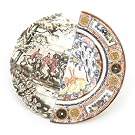 Eusafia Fine Bone China Hybid Dinner Plate by Seletti