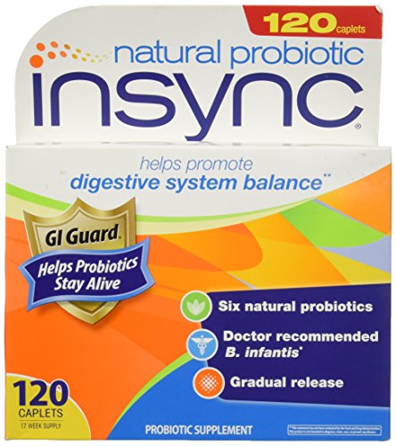 insync Natural Probiotic Supplement, 120 Count