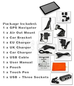 Buying guide of 7" Hd Truck Gps Sat Nav Poi Speedcam Lorry Coach tooth 4gb Av-In 3d Maps