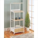 Gilbert Four Tier Utility Stand in White