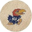 Thirstystone Natural Sandstone Set of 4 Coasters University of Kansas