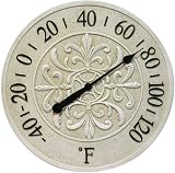 Blanc Fleur Indoor/outdoor Thermometer, 15