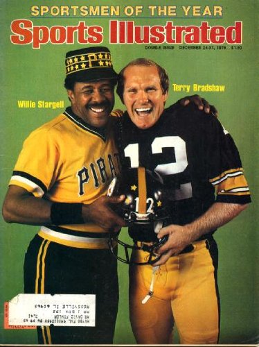 Sports Illustrated December 24 1979 Terry Bradshaw/Pittsburgh Steelers & Willie Stargell/Pittsburgh Pirates on Cover (Sportsmen of the Year), UCLA Bruins Basketball, Winterlude in Ottawa, College Bowl Previews