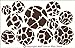 Wall Decor Plus More Giraffe Print Dots Wall Vinyl Sticker Decal 11 Piece 3