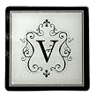 Monogram Glass Trivet V
