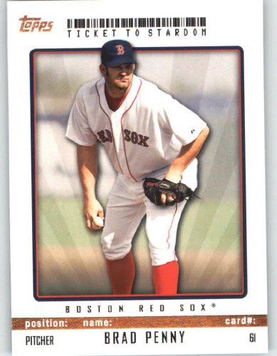 2009 Topps Ticket to Stardom #61 Brad Penny - Boston Red Sox (Baseball Cards)