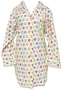 Frankie & Johnny Bubble Gum Flannel Sleepshirt - Small/Medium