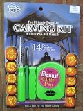 14-Piece Ultimate Pumpkin Carving Kit with 10 Pop-Out Stencils and Tools