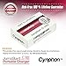 Portable Charger Power Bank USB Battery Pack For iPhone 6, 5, 5S, 5C, 4S, 4, Samsung S-Series - iPhone 6/5/4, Samsung Adapters w/USB Cable - Cynphon JumpStart JS-2400 (Fuchsia)