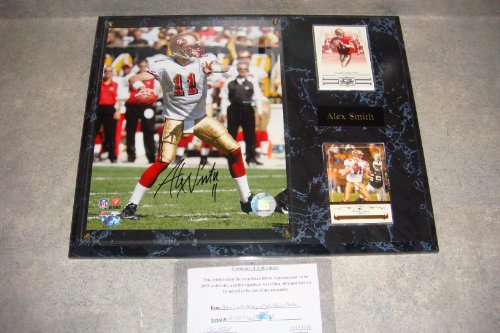 Alex Smith Autographed San Francisco 49ers Wall Plaque w/ COA