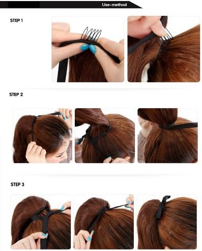 Uniwigs Fashionable 50cm Natural Straight Wrap-around Ponytail Dark Brown Tbe0047