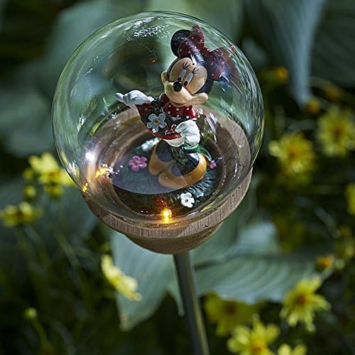Minnie Mouse Solar Garden Stake-Suitable for every yard and garden. Beautiful and exquisite jewel for your exterior design.