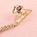 Hot Spike Stud Blouse Shirts Collar Neck Tip Brooch Pin Chain Necklace Punk 05