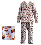 The Cat's Pajamas, Poplin Pajama, As Seen On 30 Rock, Made in USA, Cupcakes