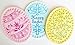 Designer Stencils Large Easter Eggs Cake Stencils, Beige/semi-transparent