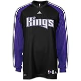 Kings adidas Men's On Court L/S Shooting Shirt