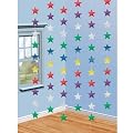 Multi-Color Star String Decorations (6) Party Supplies