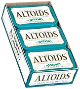 Altoids Curiously Strong Mints Wintergreen 176-Ounce Tins Pack of 12