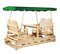 Hot Sale Cedarlooks 0800800 Deluxe Glider Green Top