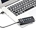 AmanStino Ultra Slim 4-Port USB 3.0 Data Hub Black