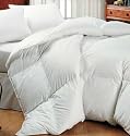 Homescapes Luxury White Goose Feather & Down Duvet - 13.5 Tog King Size - 100% Cotton Anti Dust Mite & Down Proof Fabric - Anti allergen - Box Baffle Construction - Washable at Home range