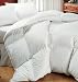 Homescapes Luxury White Goose Feather & Down Duvet - 13.5 Tog King Size - 100% Cotton Anti Dust Mite & Down Proof Fabric - Anti allergen - Box Baffle Construction - Washable at Home range