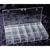 10 Stck/ 10 x SORTIMENTSKASTEN/SORTIERKASTEN*12-Fach/F�cher*mit Klappdeckel*stapelbar