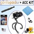 Joby GP2-E1EN Gorillapod Flexible Tripod for Digital SLR Cameras + Accessory Kit
