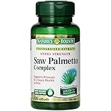 Nature's Bounty Extra Strength Saw Palmetto Complex, 120 Softgels
