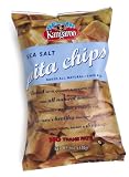 Kangaroo Baked Pita Chips with Sea Salt, All Natural, 6-Ounce Bags (Pack of 12)
