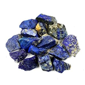 Crystal Allies Materials: 4oz Bulk Rough Lapis Lazuli Stones from Afghanistan - Large 1