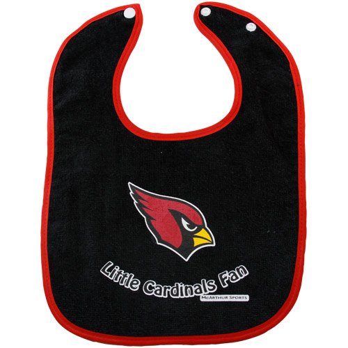 Arizona Cardinals 2-Tone Snap Baby Bib