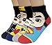 JJMax Women's Superhero and Princess Soft Microfiber House Socks Set