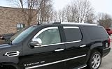 Putco 480561 Element Chrome Window Visor - Set of 4