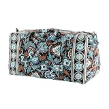 Vera Bradley Large Duffel in Java Blue