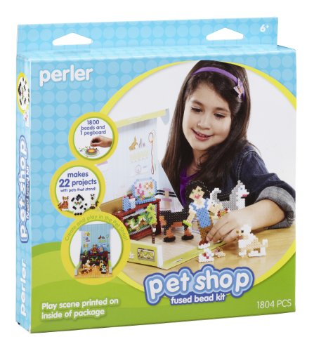 Perler fused bead kit, pet shop