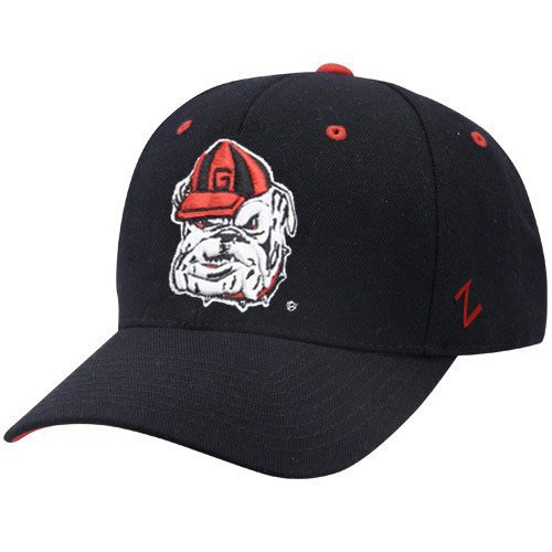 Zephyr Georgia Bulldogs Black DHS Fitted Hat- (7)