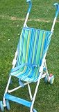 Baby Trend, Blue Green Striped Baby Toddler Umbrella Stroller