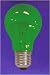 Green Party Light Bulb Halloween Lighting - Standard Size #17119 Image