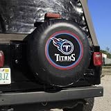 NFL Tennessee Titans Black Logo Tire Cover
