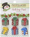 Holiday Buttons-Christmas Presents