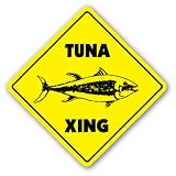 TUNA CROSSING - Sign - xing signs sport fishing boat