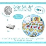 Matching Bedrooms Cot Bed Junior Toddler Yo Gabba Gabba Bedding Bundle Sets Includes Duvet, Duvet Cover, Pillow, and Pillowcase.