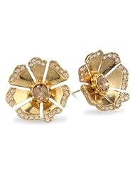 kate spade new york "Garden Grove" Gold Large Stud Earrings