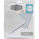 American Crafts We R Memory Keepers Next Level Embossing Folder, Woven