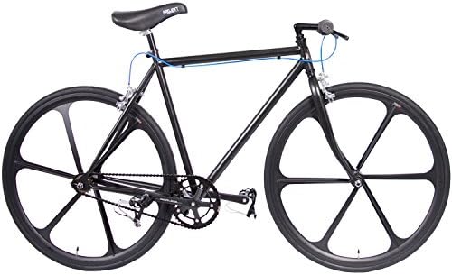 Projekt Black Fixie Bike 700c Single-Speed track bicycle with flip-flop hub